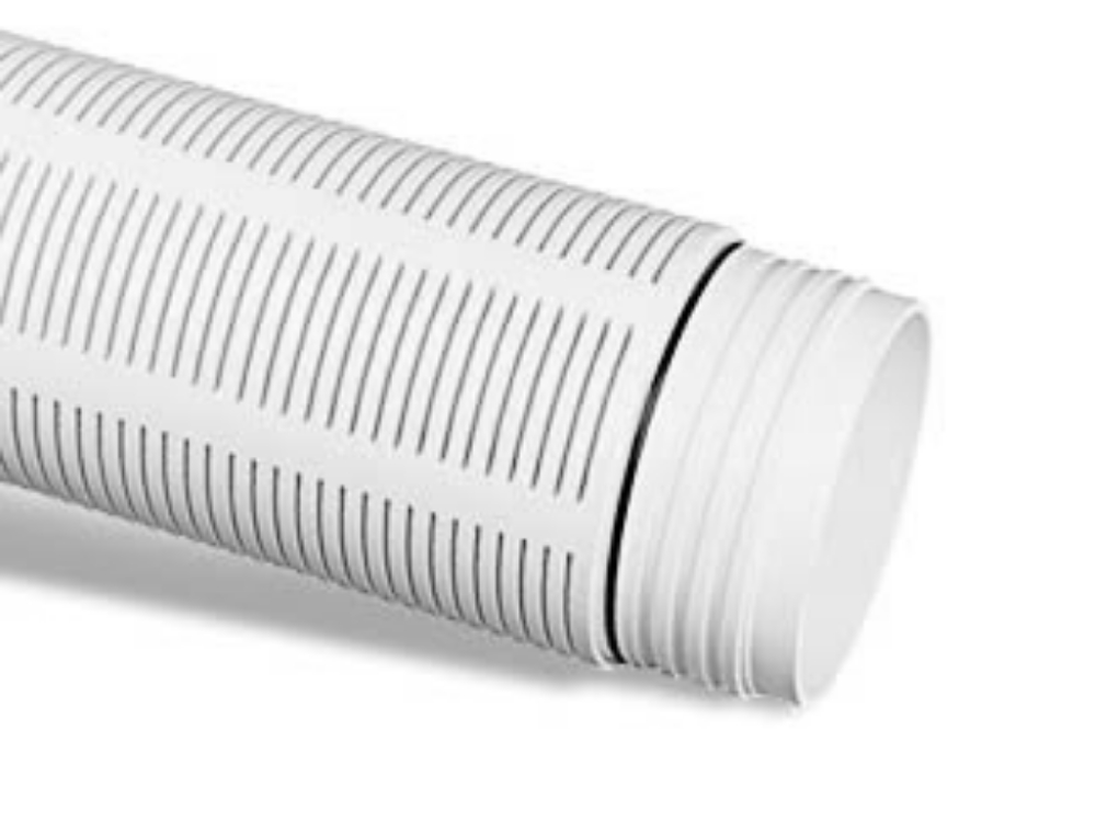 Picture of 6" x 10' PVC Well Screen, .020, Sch40  Male x Female Threads, 2TPI