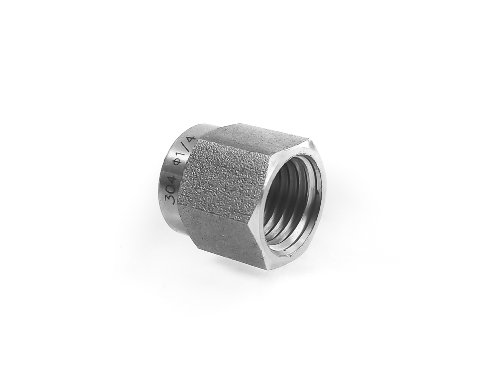 Picture of 1/4 Swagelok Compatible Compression Nut Stainless Steel