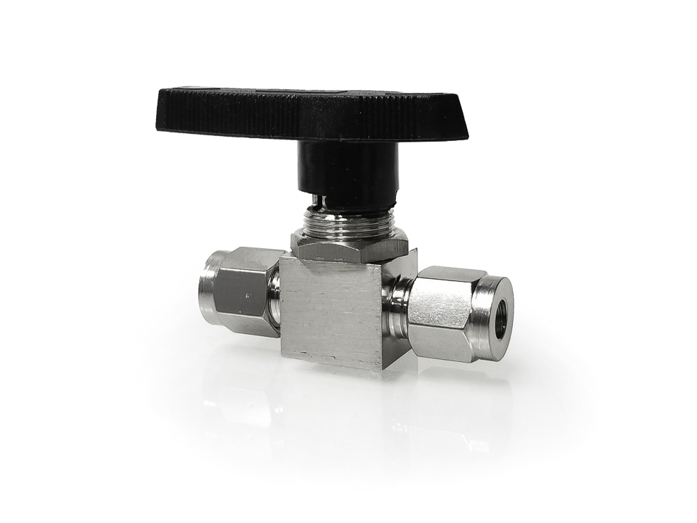 Picture of 1/4 in Mini Ball Valve, Swagelok & Parker Compatible Compression   304 Stainless Steel