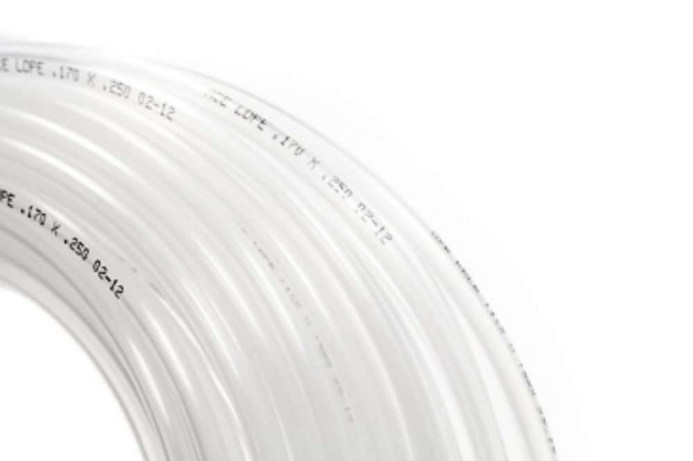 Picture of 1/4" ID x 3/8" OD LDPE  Low Density Poly Tubing