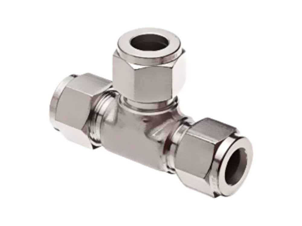 Picture of 1/4" Swagelok Compatible Compression Union Tee Stainless Steel